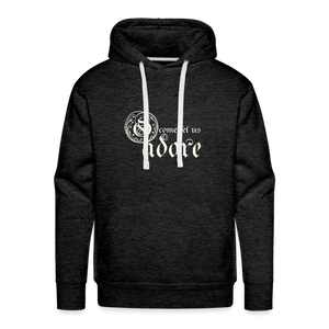 O Come Let Us Adore - Unisex Premium Hoodie - charcoal grey