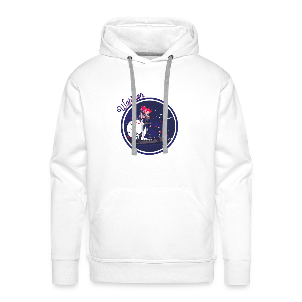 Warrior (Female) - Unisex Premium Hoodie - white