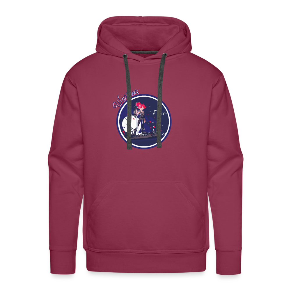 Warrior (Female) - Unisex Premium Hoodie - burgundy