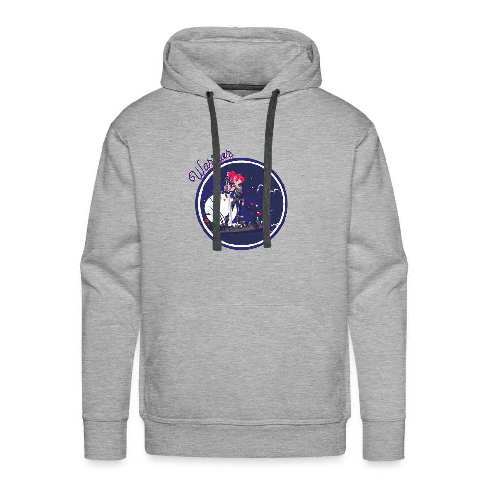 Warrior (Female) - Unisex Premium Hoodie - heather grey