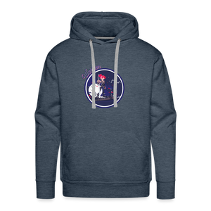 Warrior (Female) - Unisex Premium Hoodie - heather denim