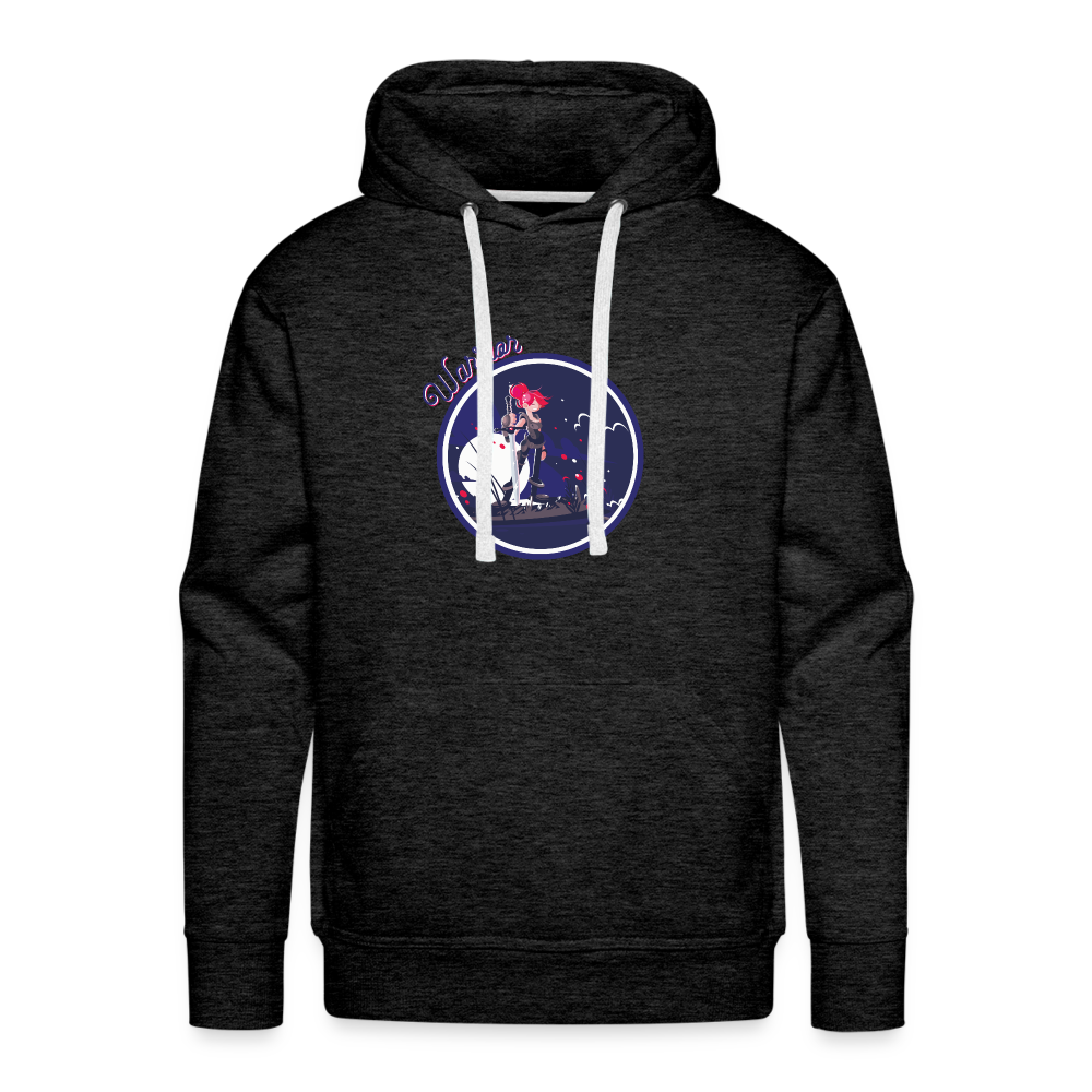 Warrior (Female) - Unisex Premium Hoodie - charcoal grey