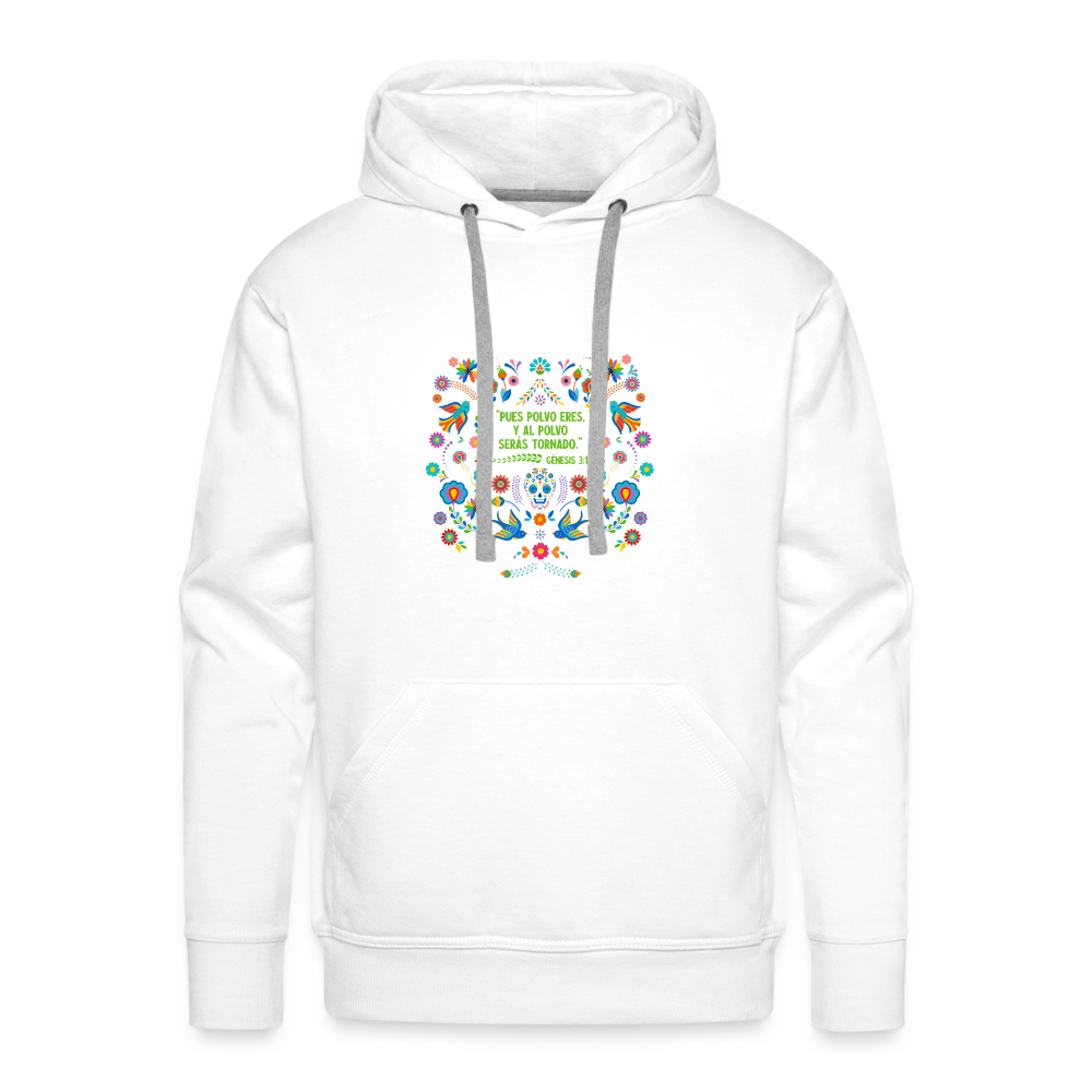 Al Polvo Serás Tornado - Unisex Premium Hoodie - white