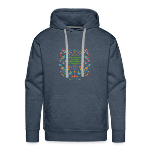 Al Polvo Serás Tornado - Unisex Premium Hoodie - heather denim