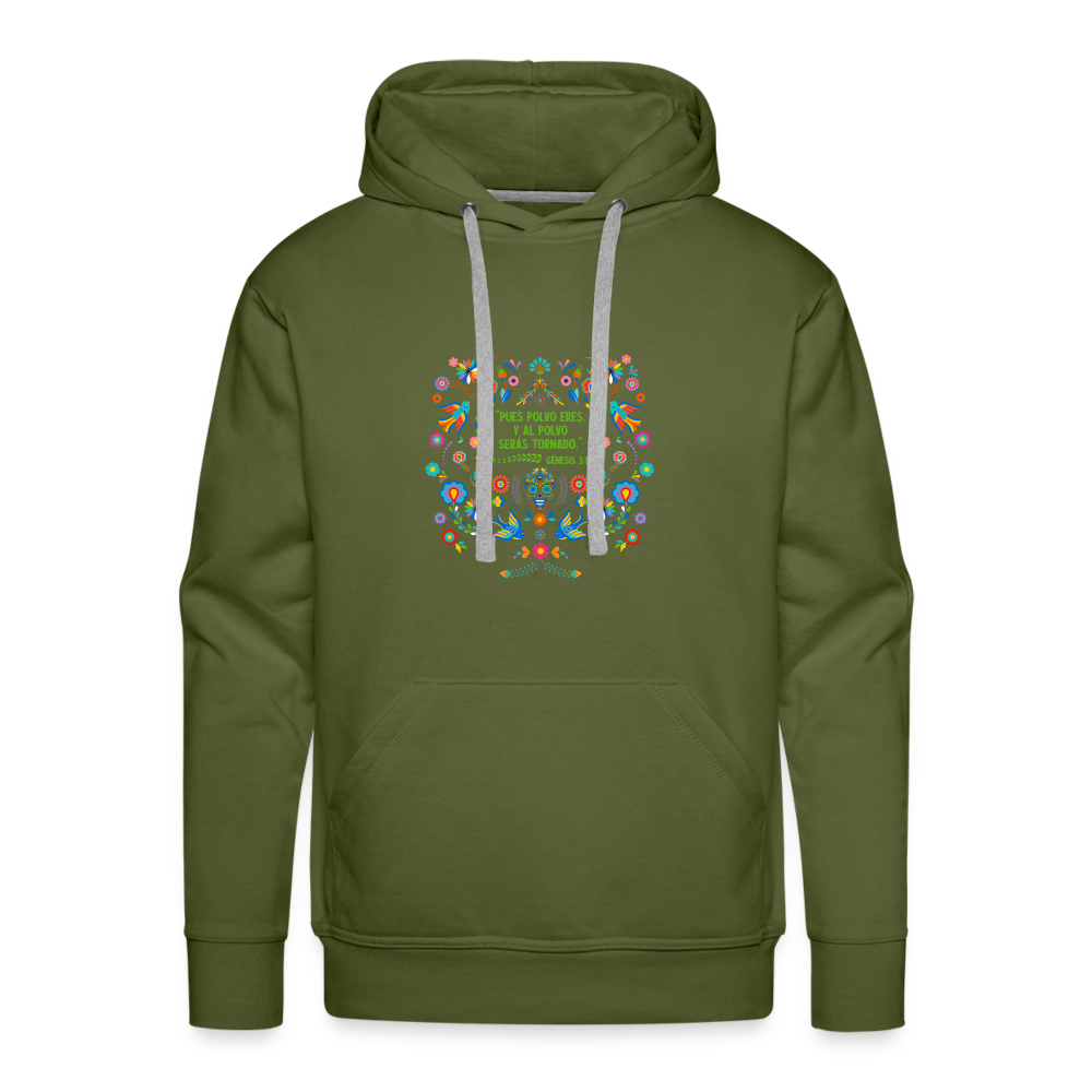 Al Polvo Serás Tornado - Unisex Premium Hoodie - olive green