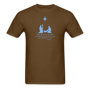 A Savior Has Been Born - Unisex Classic T-Shirt - brown