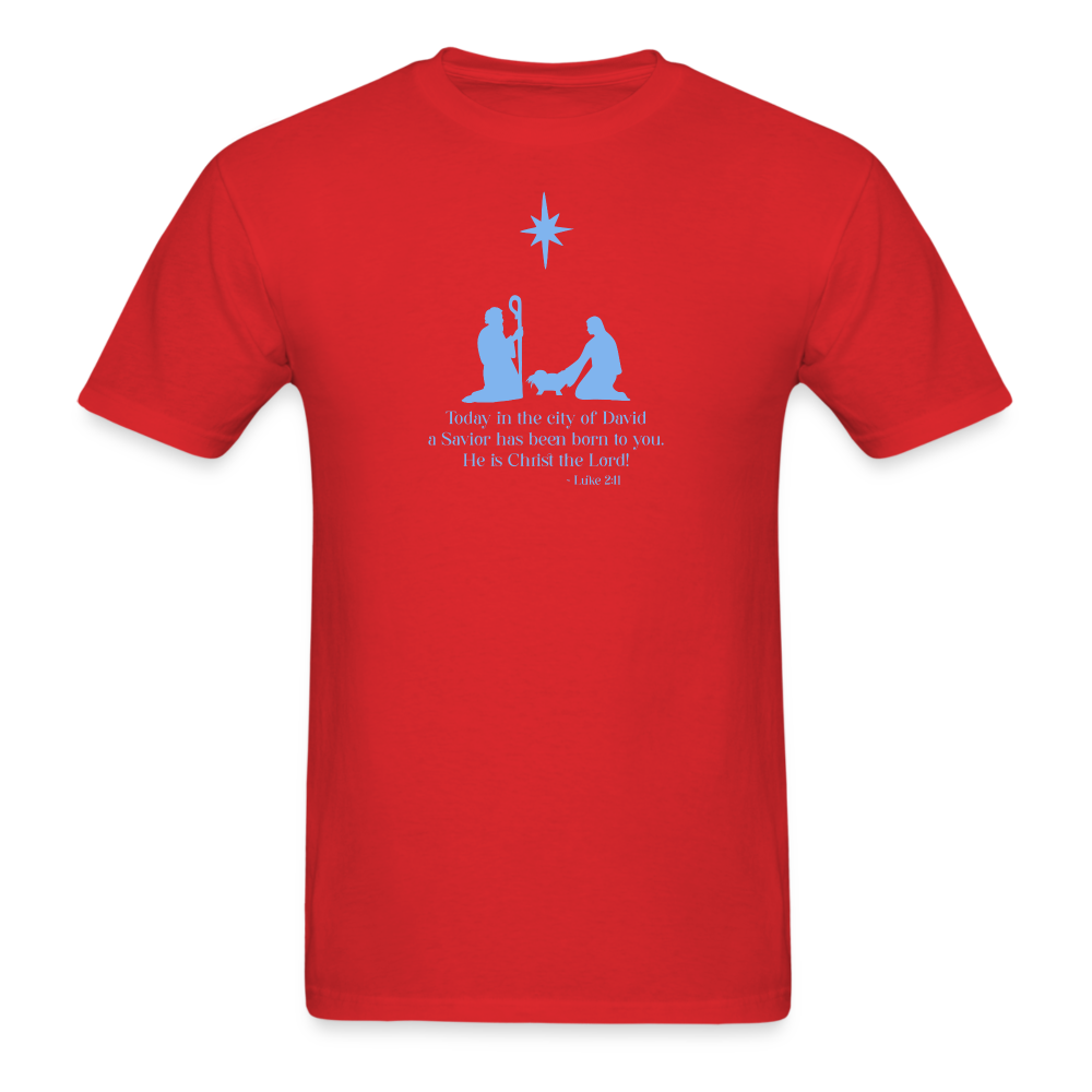 A Savior Has Been Born - Unisex Classic T-Shirt - red