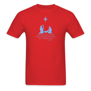 A Savior Has Been Born - Unisex Classic T-Shirt - red