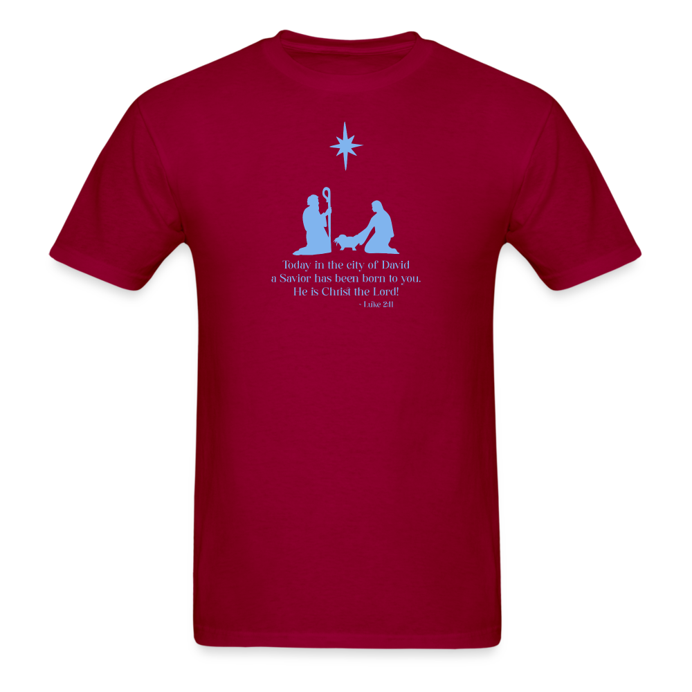 A Savior Has Been Born - Unisex Classic T-Shirt - dark red