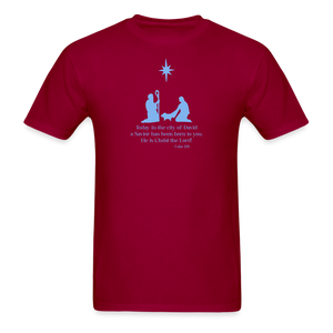 A Savior Has Been Born - Unisex Classic T-Shirt - dark red