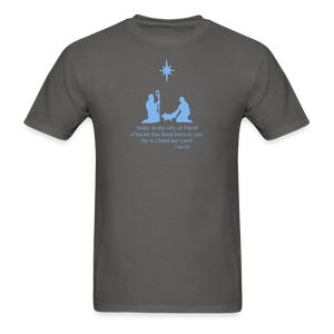 A Savior Has Been Born - Unisex Classic T-Shirt - charcoal