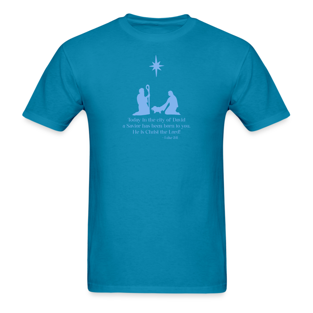 A Savior Has Been Born - Unisex Classic T-Shirt - turquoise