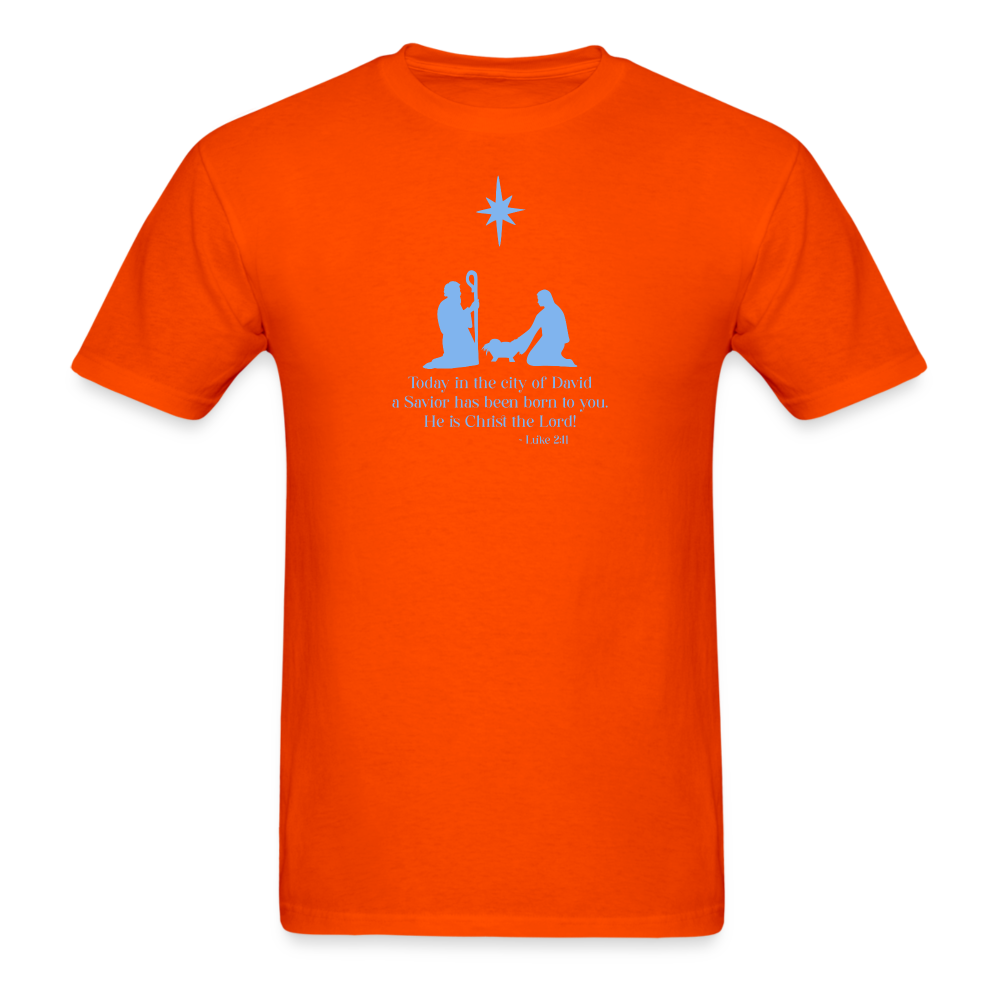 A Savior Has Been Born - Unisex Classic T-Shirt - orange