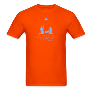 A Savior Has Been Born - Unisex Classic T-Shirt - orange