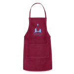 A Savior Has Been Born - Adjustable Apron - burgundy