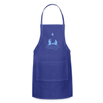 A Savior Has Been Born - Adjustable Apron - royal blue