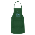 A Savior Has Been Born - Adjustable Apron - forest green