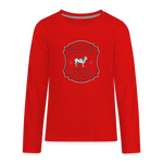 Grass for Cattle - Kids' Premium Long Sleeve T-Shirt - red