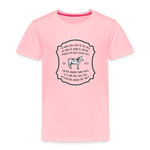 Grass for Cattle - Toddler Premium T-Shirt - pink