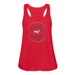 Grass for Cattle - Women's Flowy Tank Top - red