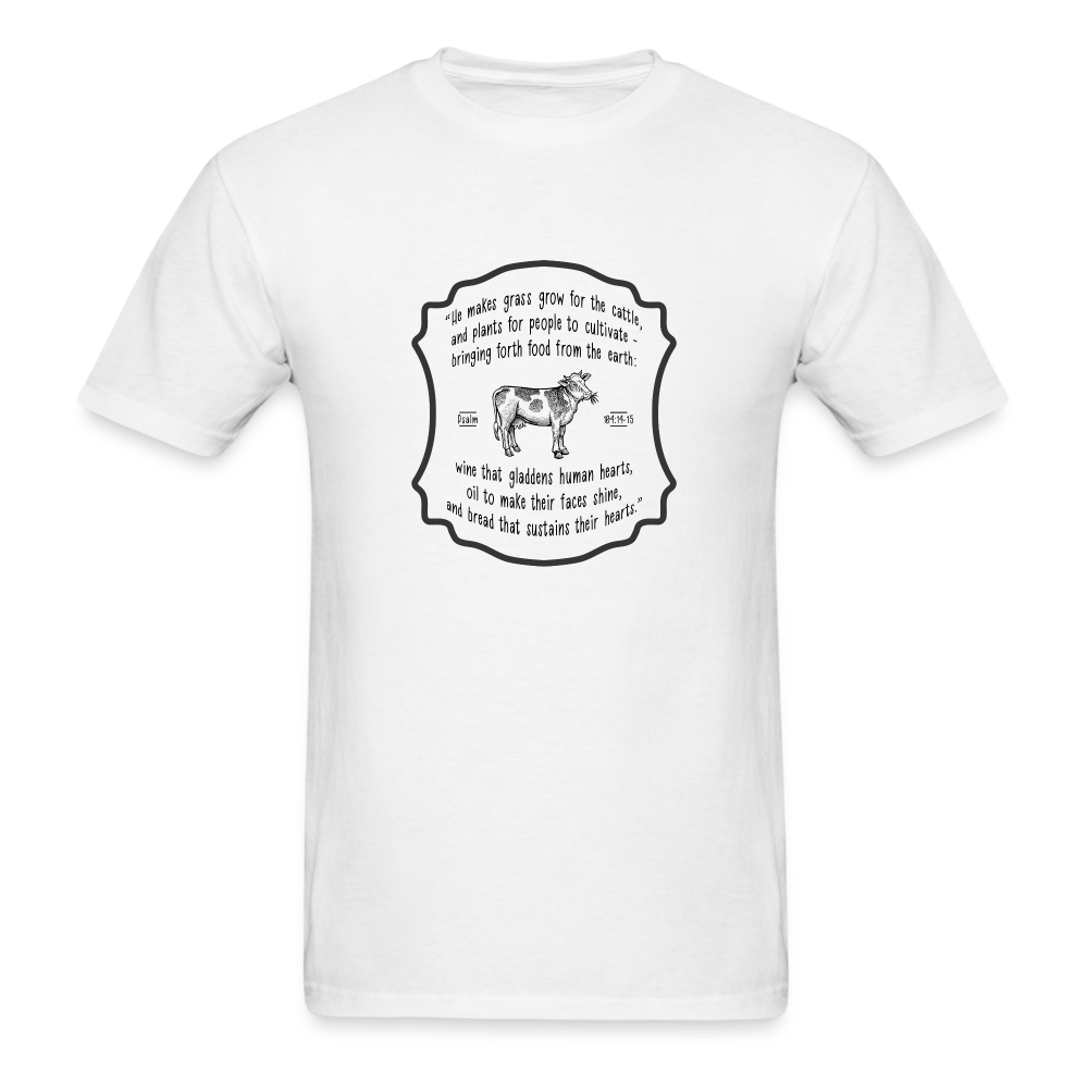 Grass for Cattle - Unisex Classic T-Shirt - white