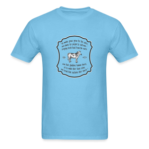 Grass for Cattle - Unisex Classic T-Shirt - aquatic blue
