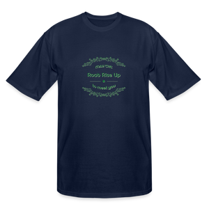 May the Road Rise Up to Meet You - Men's Tall T-Shirt - navy