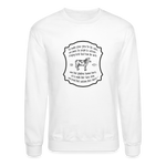 Grass for Cattle - Unisex Crewneck Sweatshirt - white