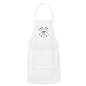 Grass for Cattle - Adjustable Apron - white
