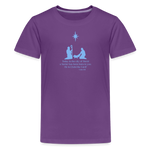 A Savior Has Been Born - Kids' Premium T-Shirt - purple