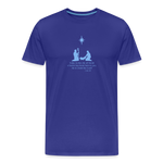 A Savior Has Been Born - Unisex Premium T-Shirt - royal blue