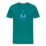 A Savior Has Been Born - Unisex Premium T-Shirt - teal