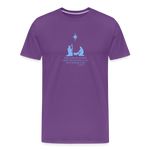 A Savior Has Been Born - Unisex Premium T-Shirt - purple