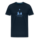 A Savior Has Been Born - Unisex Premium T-Shirt - deep navy