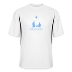 A Savior Has Been Born - Men’s Cooling Performance Jersey - white/black
