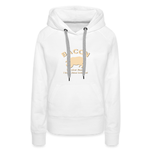 Bacon - Women’s Premium Hoodie - white