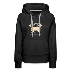 Bacon - Women’s Premium Hoodie - black