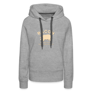 Bacon - Women’s Premium Hoodie - heather grey