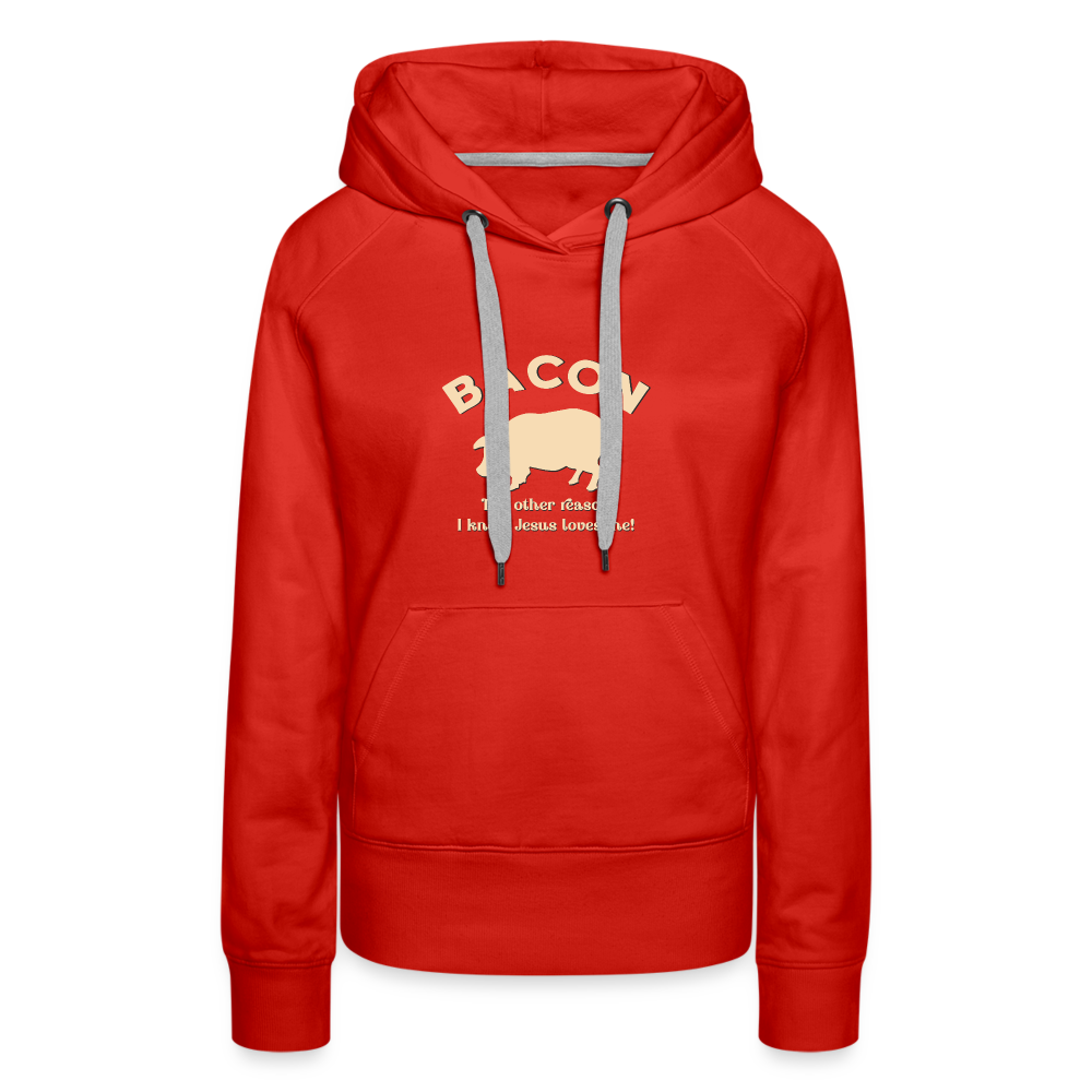 Bacon - Women’s Premium Hoodie - red