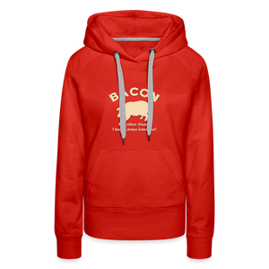 Bacon - Women’s Premium Hoodie - red