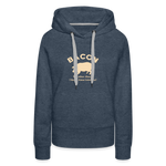 Bacon - Women’s Premium Hoodie - heather denim