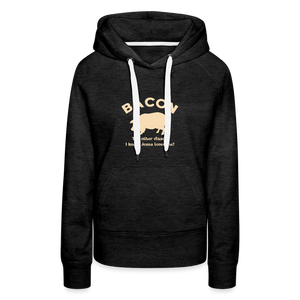 Bacon - Women’s Premium Hoodie - charcoal grey