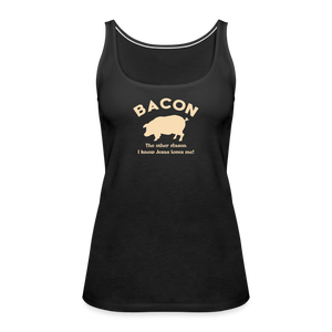 Bacon - Women’s Premium Tank Top - black