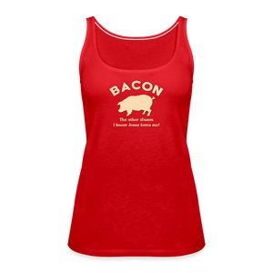Bacon - Women’s Premium Tank Top - red