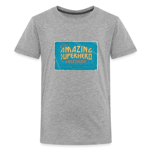 Amazing Superhero - Kids' Premium T-Shirt - heather gray