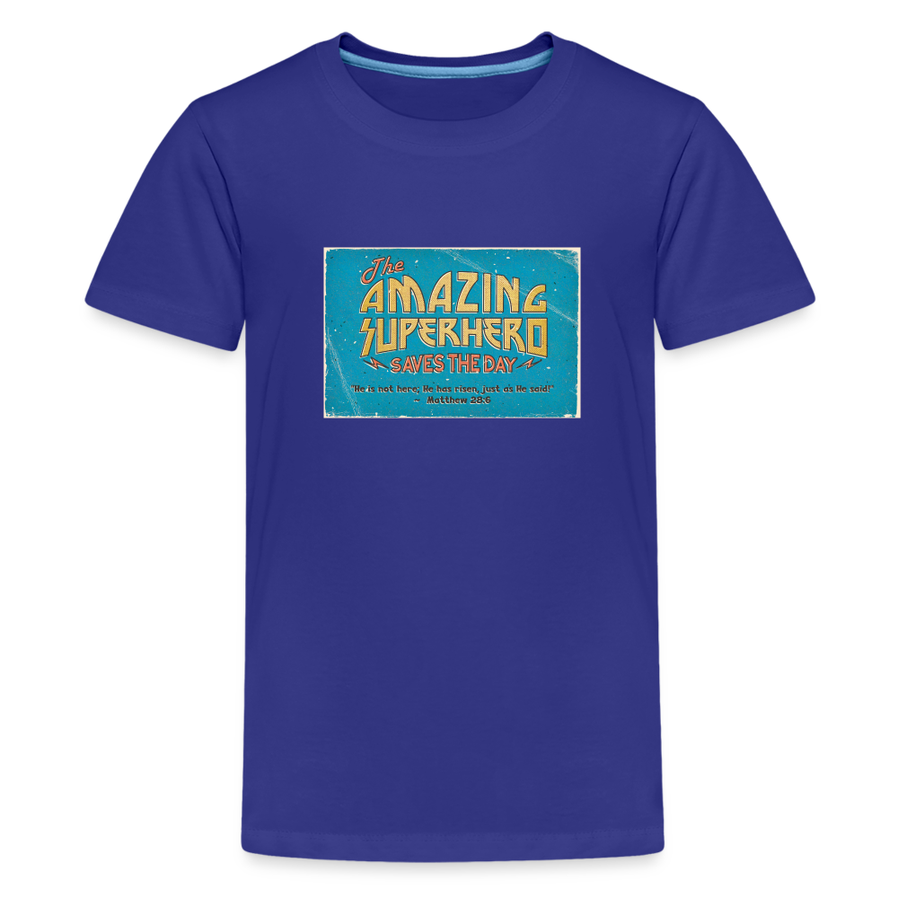 Amazing Superhero - Kids' Premium T-Shirt - royal blue