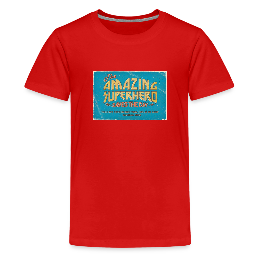 Amazing Superhero - Kids' Premium T-Shirt - red