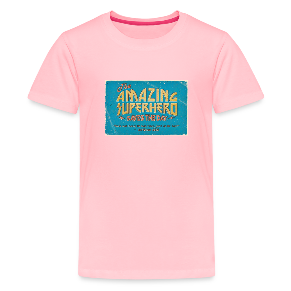 Amazing Superhero - Kids' Premium T-Shirt - pink