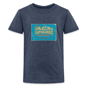 Amazing Superhero - Kids' Premium T-Shirt - heather blue