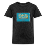 Amazing Superhero - Kids' Premium T-Shirt - charcoal grey